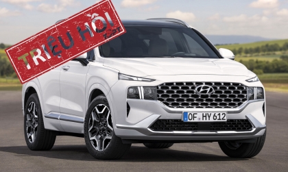 Triệu hồi Hyundai Santa Fe trên toàn cầu vì dây an toàn
